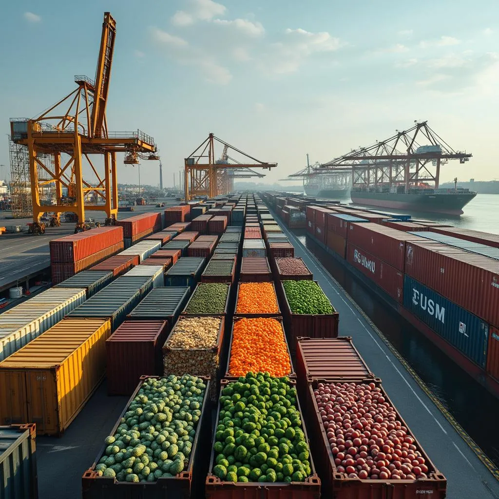 Exportación de productos agrícolas